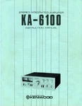 Kenwood KA-6100 Amplifier Instruction / Owner's Manual KA6100. Fixed Price $16.00.