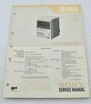 Original Vtg Oem Sony TC-PB10 Service Manual Repair Stereo Cassette Player 1981. Fixed Price $14.99.