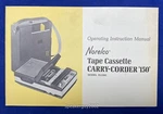 Original Norelco Carry-corder 150 Cassette Operating Manual EL3302 -- #1. Fixed Price $14.95.