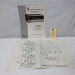 Lafayette RK-48A Track Tape Player Owners Manual + Schematic Circuit Design. Fixed Price $17.77.
