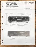 Kenwood KX-W4010 Cassette Service Manual *original*. Fixed Price $14.97.