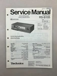 Technics RS-B105 Original Service Manual Free Shipping. Fixed Price $14.00.