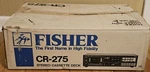 Vintage Fisher CR-275 Cassette Tape Deck New, Works Intermittently, For Parts. Fixed Price $52.00.