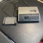 Sanyo Trc 8070A Memo Scriber Portable Cassette Recorder Speaker And Foot Switch. Fixed Price $9.99.