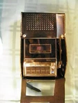 Vintage General Electric Portable Cassette Tape Recorder M8455A W-case. Fixed Price $29.95.