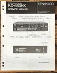 Kenwood KX-660HX Cassette Service Manual *original*. Fixed Price $14.97.