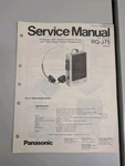 Panasonic RQ-J75 Mini Cassette Service Manual D-5339. Fixed Price $54.95.