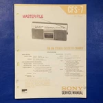 Sony CFS-7 Service Manual Original Paper Oem Repair Guide Usa. Fixed Price $38.69.