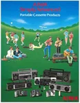 Aiwa - Portable Cassette Brochure Catalog 1984 English. Fixed Price $8.25.