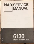 Nad Model 6130 Cassette Service Manual *original*. Fixed Price $19.97.