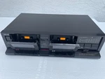 Akai : HX-A351W Stereo Double Cassette Deck Player. Fixed Price $80.00.