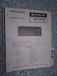 Sanyo RD-W685 Service Manual Original Repair Book Stereo Tape Deck Player. Fixed Price $19.98.