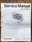 Panasonic Cassette Service Manual *original*. Fixed Price $14.97.