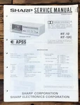 Sharp RT-12C Cassette Service Manual *original*. Fixed Price $19.97.