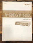 Teac V-518X V-515X Cassette Owners / User Manual *original*. Fixed Price $19.97.
