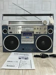 Hitachi TRK-8600RM Perdisco Rare Blue Radio Boombox New Belts 1981 Fullyfunction. Fixed Price $1245.49.