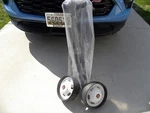 Knight Axis Folding 2 Wheel Golf Bag Cart Carrier Push Pull Stroller New. Fixed Price $29.95.