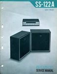 Sony Model SS-122A Speaker System Service Manual. Fixed Price $9.49.