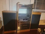 Kenwood Stereo System Amplifier Cassette, Cd Player Tuner-need New Capacitors. Fixed Price $1000.00.