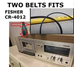 Works For Fisher Cassette Deck CR-4012 (2 New Belts) Nice!. Fixed Price $13.07.