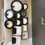 12 Vintage Gauges Volts Amps Weston Triplet Western Electric Collins Simpson. Fixed Price $59.99.