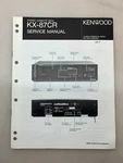 Kenwood KX-87CR Original Service Manual Free Shipping. Fixed Price $14.00.