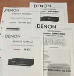 Denon DR-M07, M2/M3, M20, M555, M510 Stereo Cassette Tape Deck Service Manual. Fixed Price $23.50.