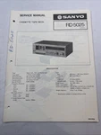 Vintage Sanyo Service Manual Model Number Rd 5025. Fixed Price $10.00.