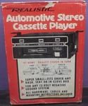 Realistic Super Mini Stereo Car Cassette Tape Player The Box Vintage Need. Fixed Price $58.45.