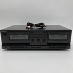 Technics Stereo Double Dual Cassette Deck Model RS-TR333 Works Perfectly Japan. Fixed Price $169.99.