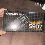 Olympus Pearlcorder S907 Handheld Microcassette Audio Recorder - Original Box. Fixed Price $76.50.