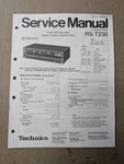 Technics RS-T230 Cassette Deck Service Manual D-4918. Fixed Price $54.95.