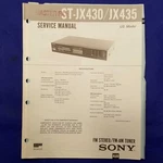 Sony ST-JX430 ST-JX435 Service Manual Original Paper Oem Repair Guide Usa. Fixed Price $24.95.