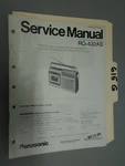 Panasonic RQ-432AS Service Manual Original Repair Book Portable Tape Player. Fixed Price $19.98.