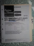Pioneer CT-660 S11 Service Manual Original Repair Book Stereo Tape Deck. Fixed Price $19.98.