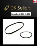 New Replacement Belt(s) For Yamaha K-550 K-560 Cassette Tape Deck. Fixed Price $10.86.