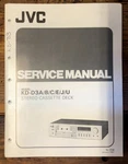 Jvc KD-D3A Cassette Service Manual *original*. Fixed Price $19.97.