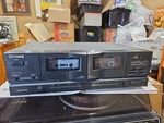 Fisher CR-W9635 Synchronized Dubbing Double Stereo Deck Cassette Player. Fixed Price $39.95.