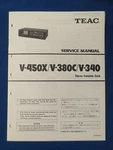 Teac V-450X V-380C V-340 Cassette Service Manual Original The Real Thing. Fixed Price $13.53.