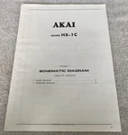 Akai HX-1C Cassette Deck Original Schematic Diagram M943X. Fixed Price $14.84.