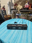 Vintage Panasonic RX-F11 Stereo Boombox Mini Dual Cassette Player For Parts Only. Fixed Price $25.00.