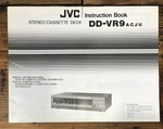 Jvc DD-VR9 Cassette Owners / User Manual *original*. Fixed Price $24.97.