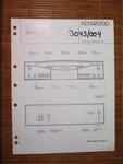 Service Manual Kenwood X-S300 Cassette Deck, Original. Fixed Price $13.41.