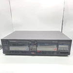 Pioneer CT-1060W Stereo Double Cassette Tape Deck Black Tested Works Vintage Jap. Fixed Price $79.79.