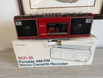 Vintage Realistic SCR-30 Small Boom Box Am/fm Stereo Cassette Not Tested. Fixed Price $50.00.