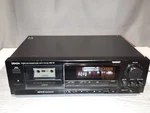 Denon DRM-700 Stereo Cassette Deck *missing Rewind Button, Works Nicely. Fixed Price $199.99.