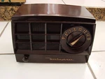 Westinghouse H-365T5 Art Deco Tube Radio Brown Bakelite Loud Humming Fr Repair. Fixed Price $71.25.