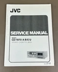 Jvc CD-1970/A/B/E/U Service Manual D-1858. Fixed Price $54.95.