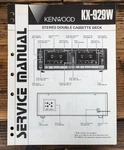 Kenwood KX-929W Cassette Service Manual *original*. Fixed Price $19.97.