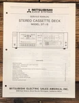 Mitsubishi DT-15 Cassette Service Manual *original*. Fixed Price $19.97.